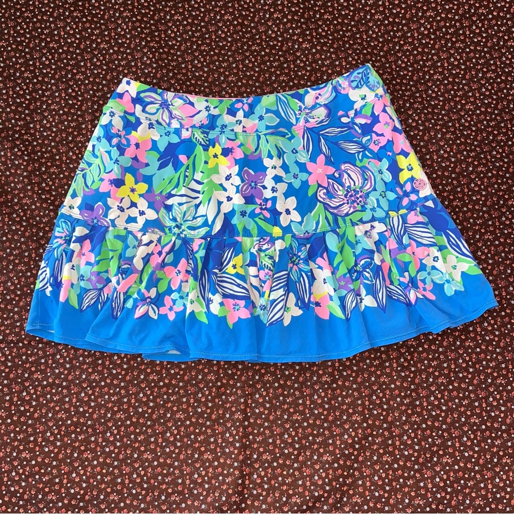 Lilly Pulitzer Vibrant Floral Mini Skort